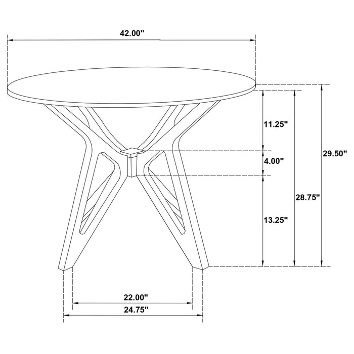 Barlow - Round Dining Table - Light Brown