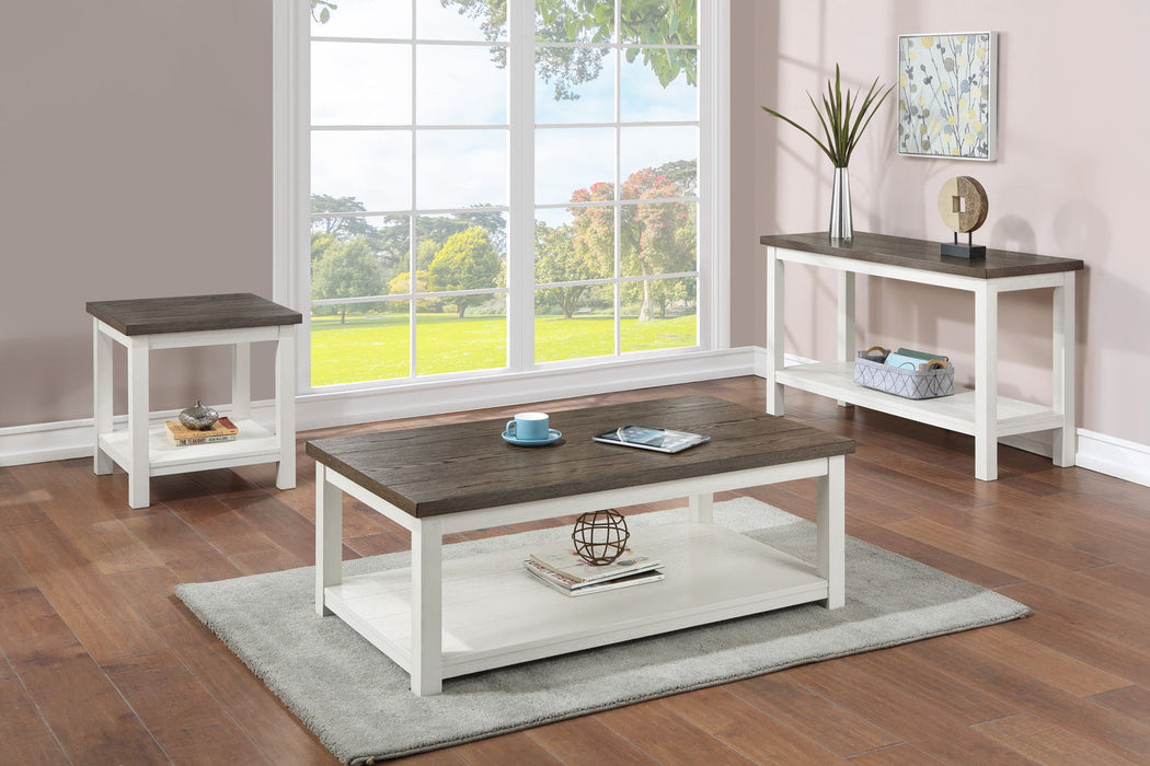 Dakota - 3 Piece Table Set - White