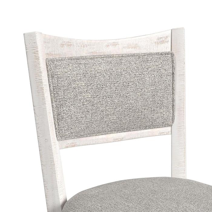 Rogen Rustic - Swivel Bar Stool (Set of 2) - Rustic White