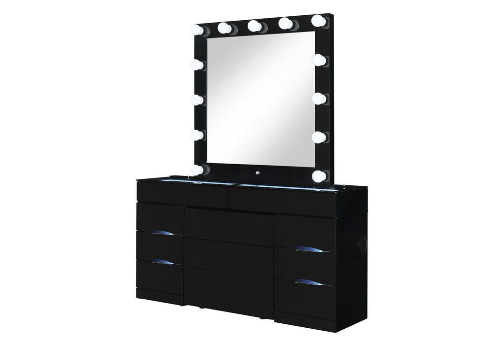 Ella - Vanity With Speaker - Black