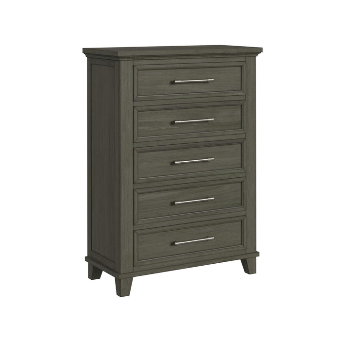 Canterbury - Twin Panel 3 Piece Bedroom Set - Gray