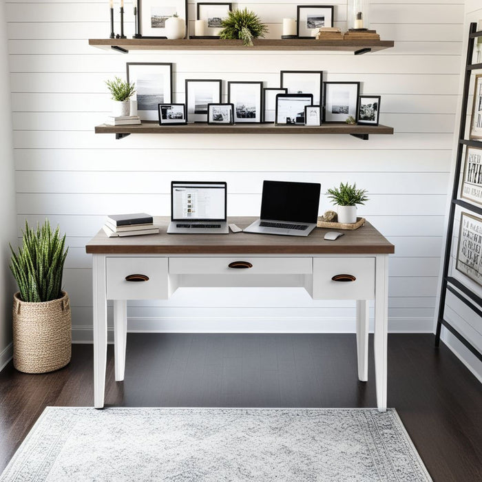 Writing Desk - Jasmine Whitewash / Barnwood