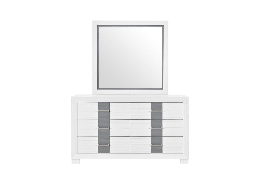 Optimus - Dresser - White / Gray