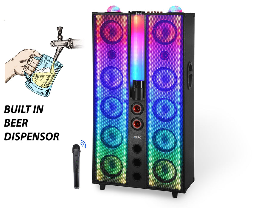 10,000 Watt LED Party Speaker - Black