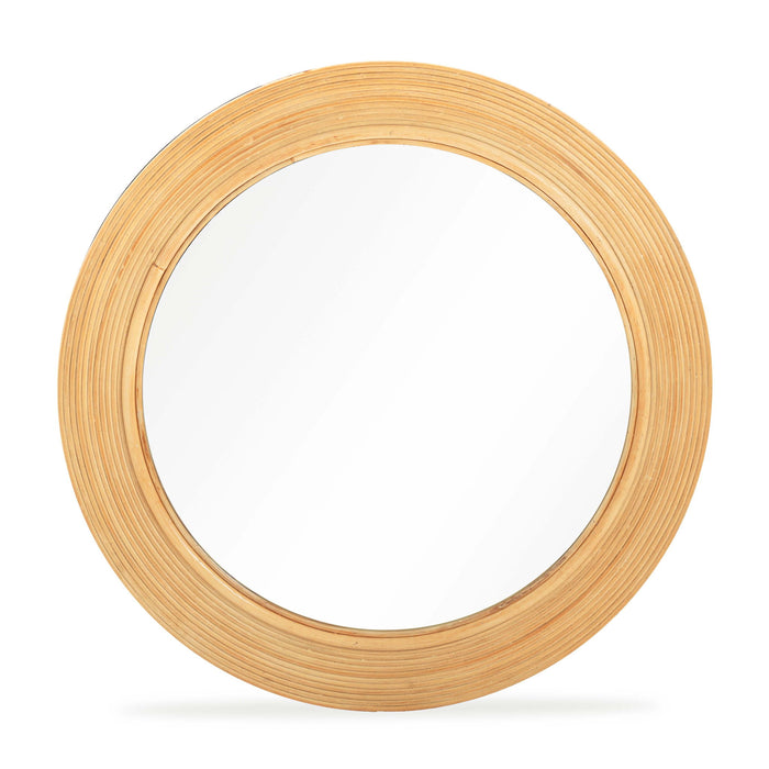 Tanya - Round Wall Mirror - Natural