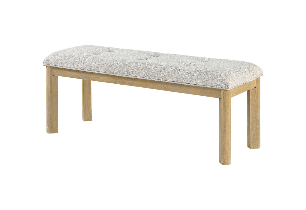 D1248 - 6 Piece Dining Room Set (D1248 Dining Table, 4 D1248 Dining Chairs And Bench) - Natural