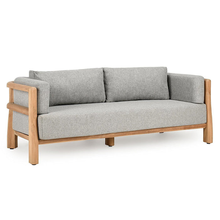 Aston - Outdoor Sofa - Natural / Gray
