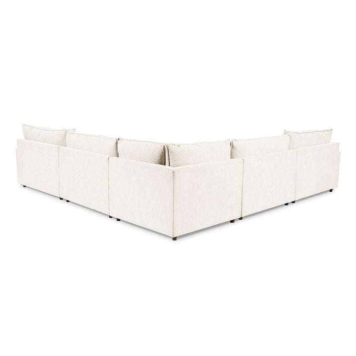 Caplan - 6 Piece Modular Sectional With Ottoman