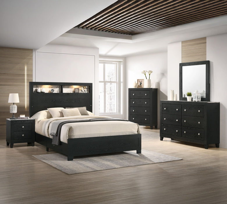 Cadence - Queen 5 Piece Bedroom Set - Black