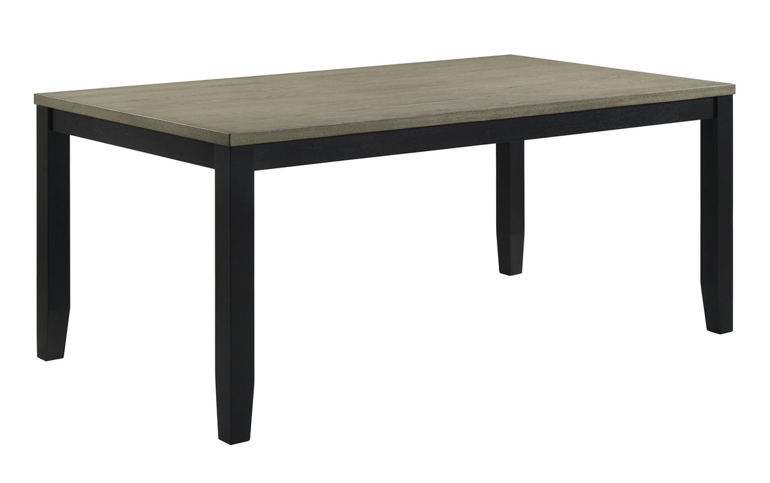 Folio - 6 Piece Dining Room Set - Light Brown / Black