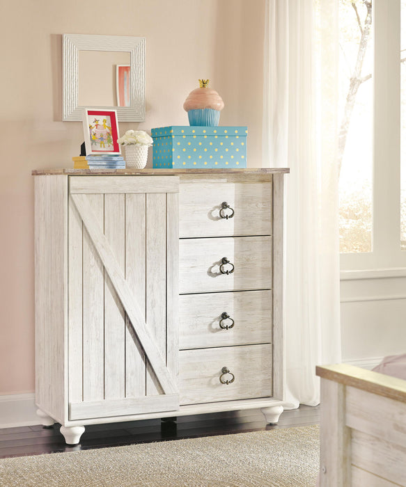 Willowton - Dressing Chest - Whitewash