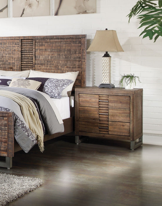 Andria - Reclaimed Nightstand - Oak