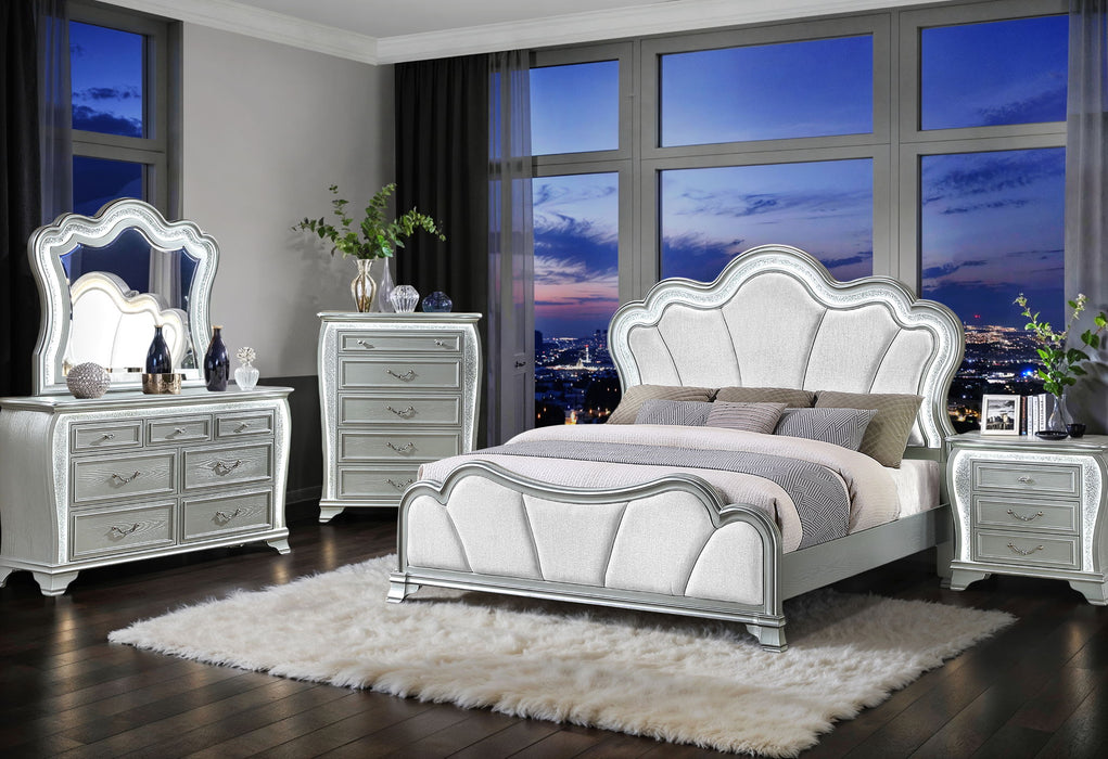 Aria - Mirror With LED - Silver