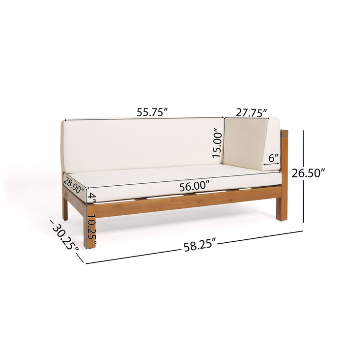 Brava - X Back Corner Bench