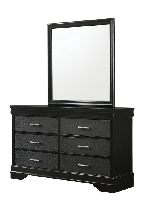Amalia - Queen 4 Piece Bedroom Set - Black