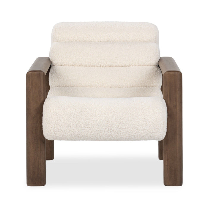 Dahlia - Accent Chair - Ivory Fleece