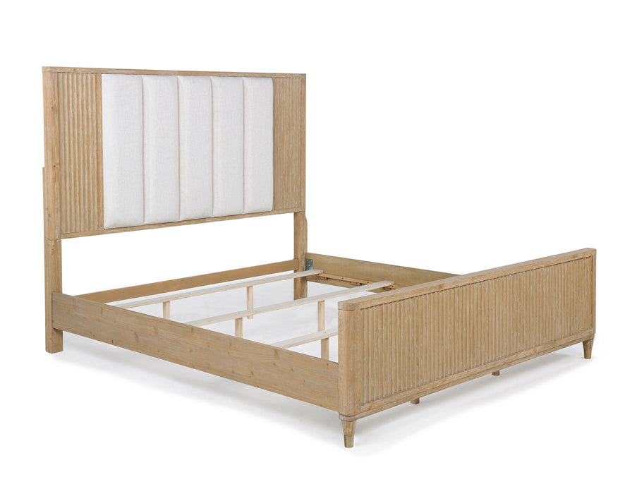 Kara - Queen Bed - Cerused Natural