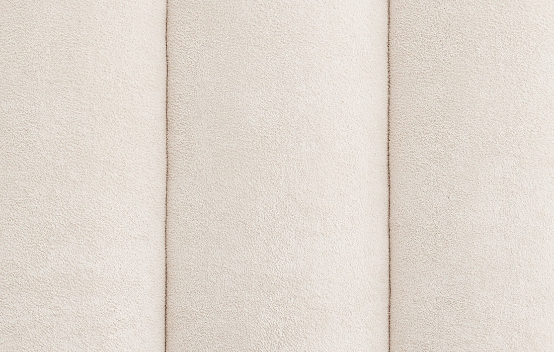 Serenity - Queen Bed With Speaker, TV Lift, Fireplace - Cream