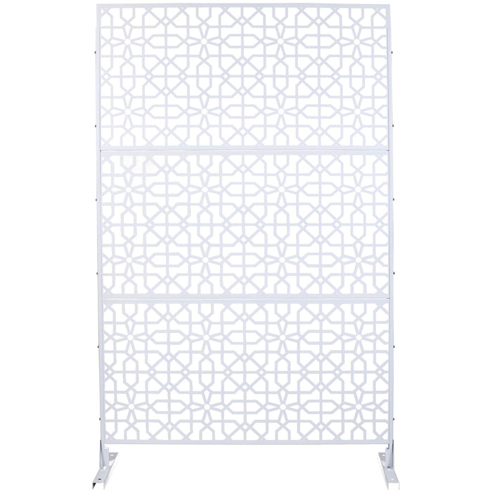 Outdoor & Indoor Metal Freestanding Decorative Privacy Screen