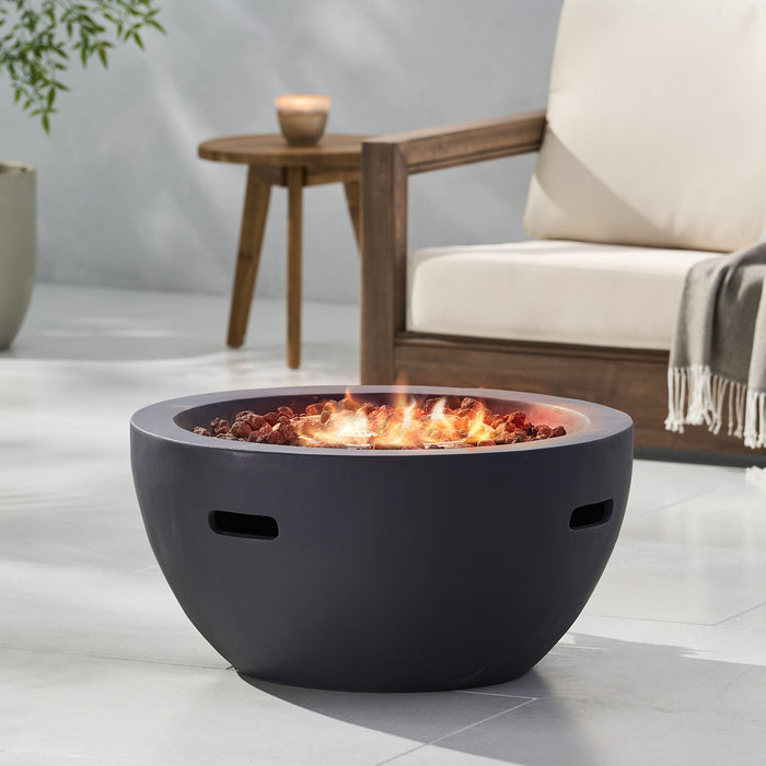 Bowl Shaped Propane Fire Pit 40000 Btu