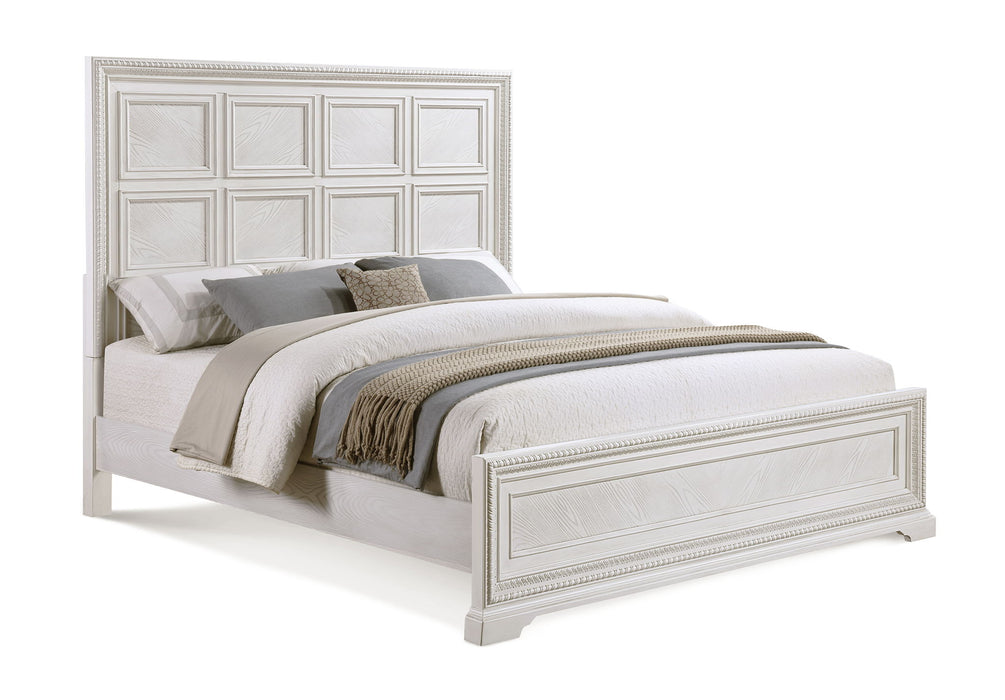 Alexandria - Queen 5 Piece Panel Bedroom Set - White