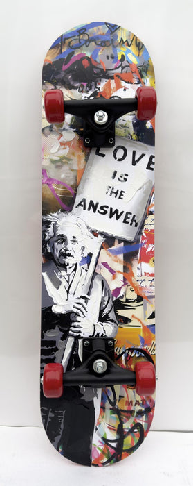Skateboard - Love Is The Answer - Gray