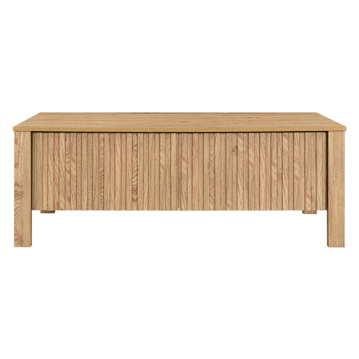 Thayer - 47" Two Drawer Coffee Table - Natural