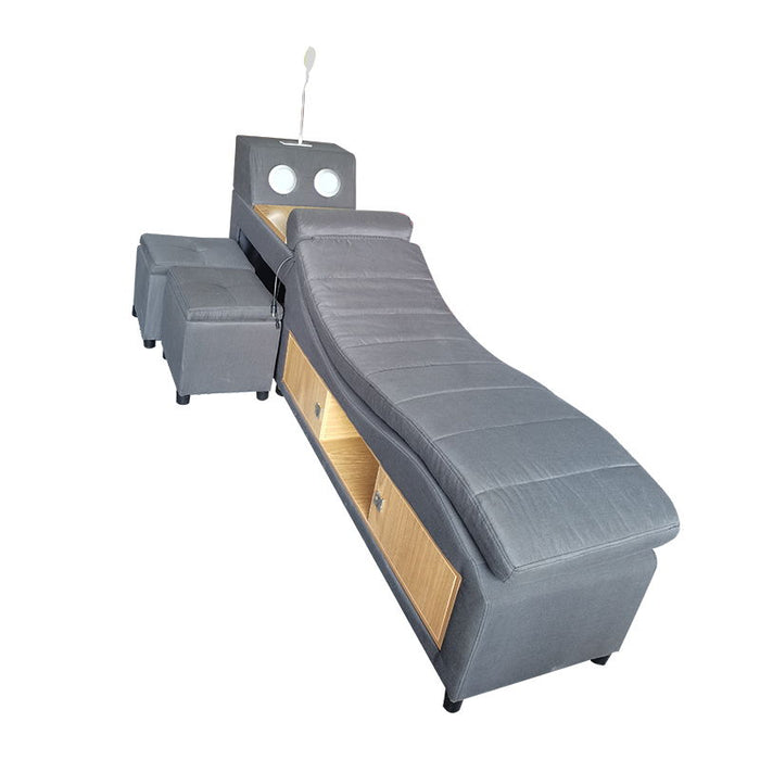 Lounge Bed Console - Dark Gray
