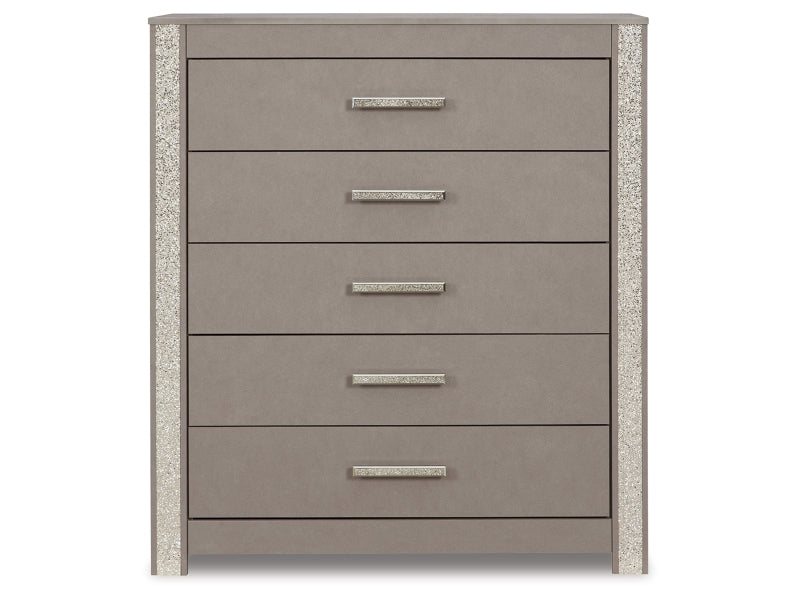 Five Drawer Wide Chest