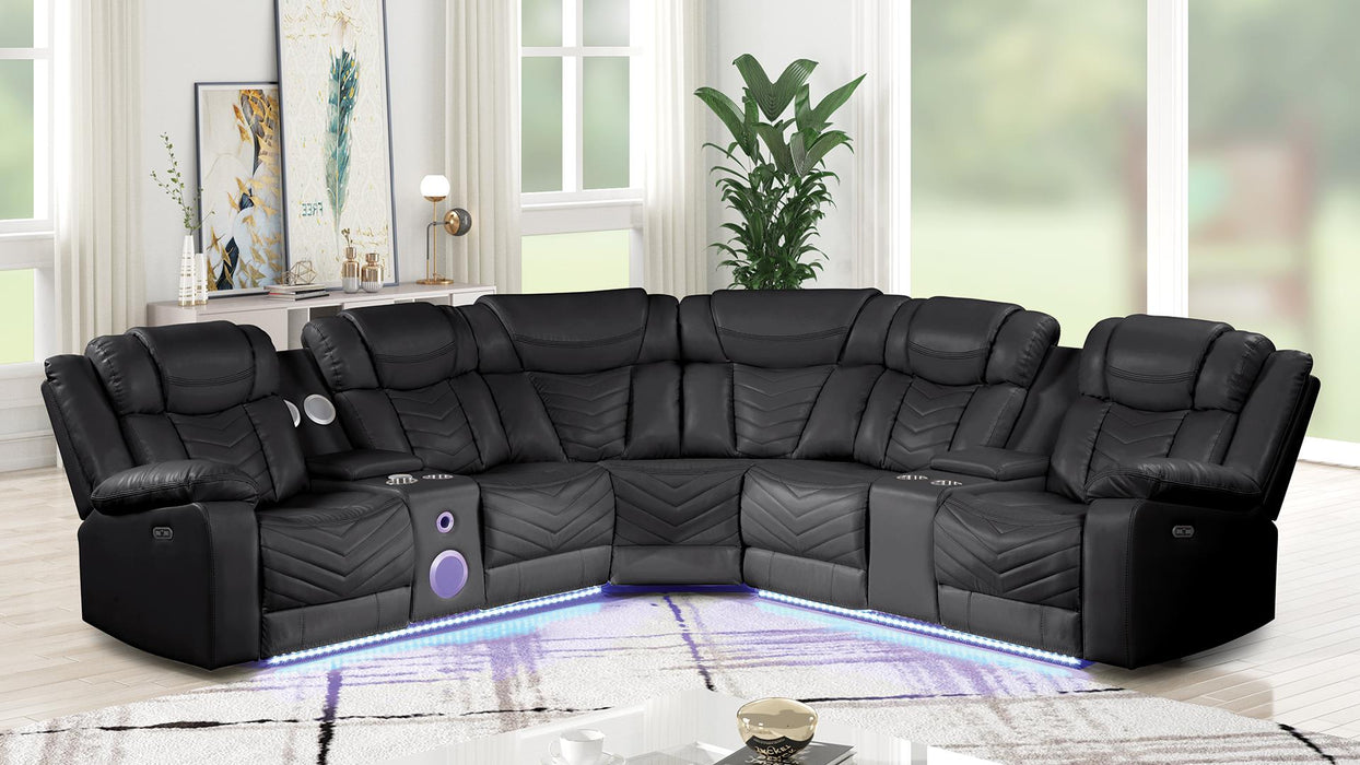 CHALLENGER Power Recliner Living Room Set with Speaker