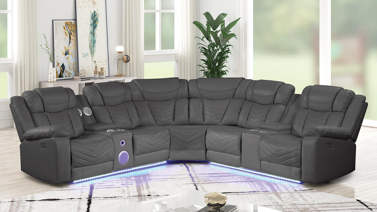 CHALLENGER Power Recliner Living Room Set with Speaker