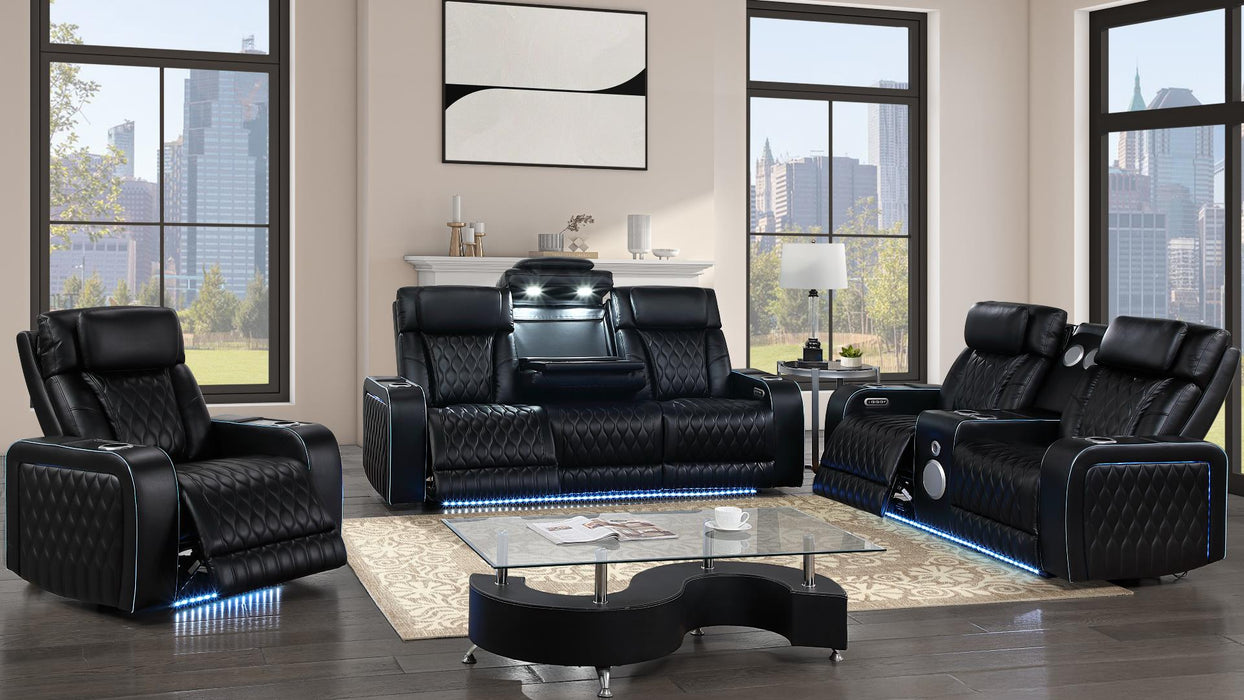 ELECTRA Power Recliner Living Room Set with speaker