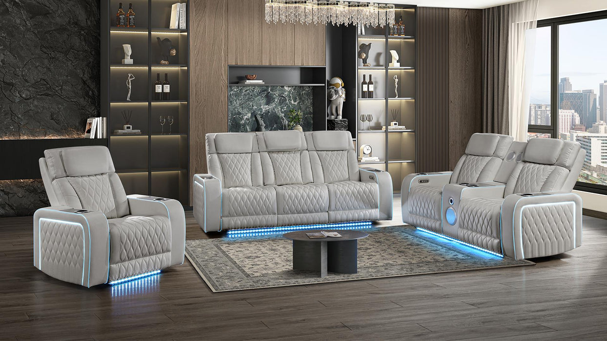 ELECTRA Power Recliner Living Room Set with speaker