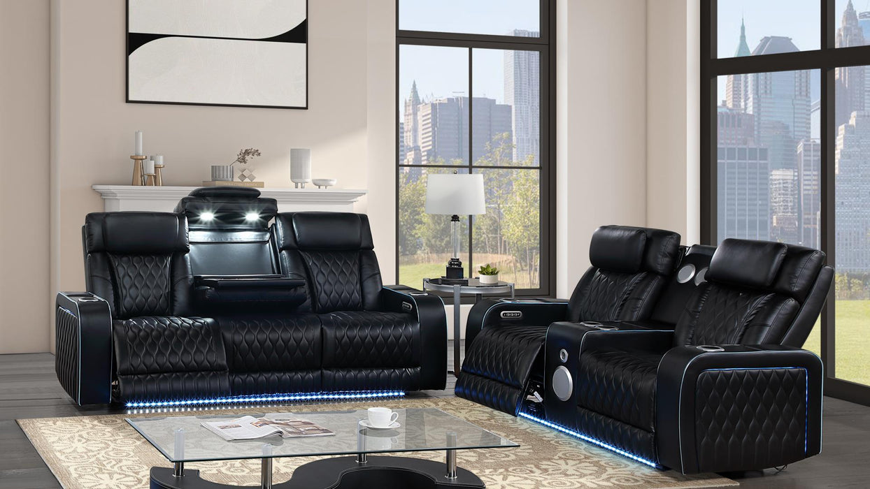 ELECTRA Power Recliner Living Room Set with speaker
