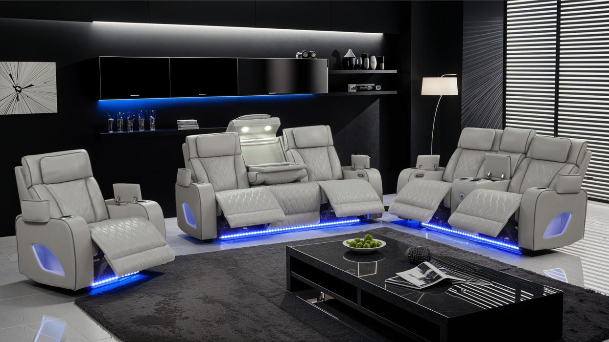 FORTUNER Power Recliner Living Room Set with speaker