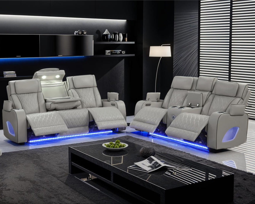 FORTUNER Power Recliner Living Room Set with speaker