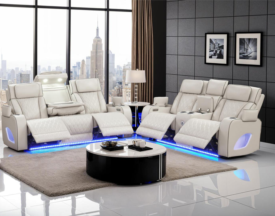 FORTUNER Power Recliner Living Room Set with speaker