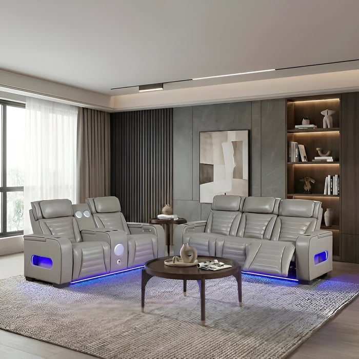 2 PC Recliner Sofa & Loveseat