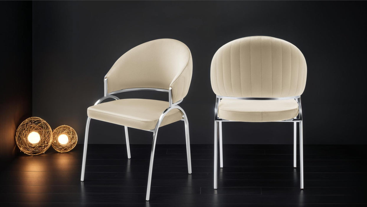 RUBY STAINLESS LEGS CHAIR