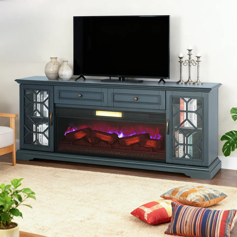TV Stand With Fireplace