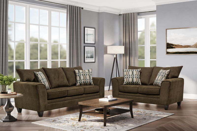 2 PC Sofa & Loveseat Set