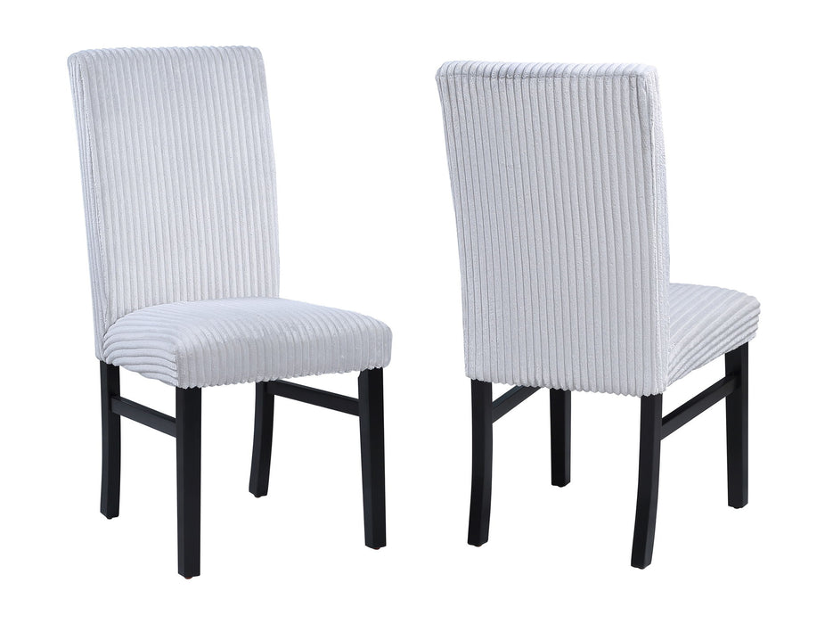 Tracy - 5 Piece Dining Room Set - Light Gray / Black