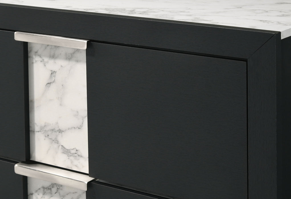 Rangley - Dresser And Mirror - Black