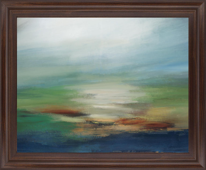 Mist Valley - 28" x 34" Framed Wall Art