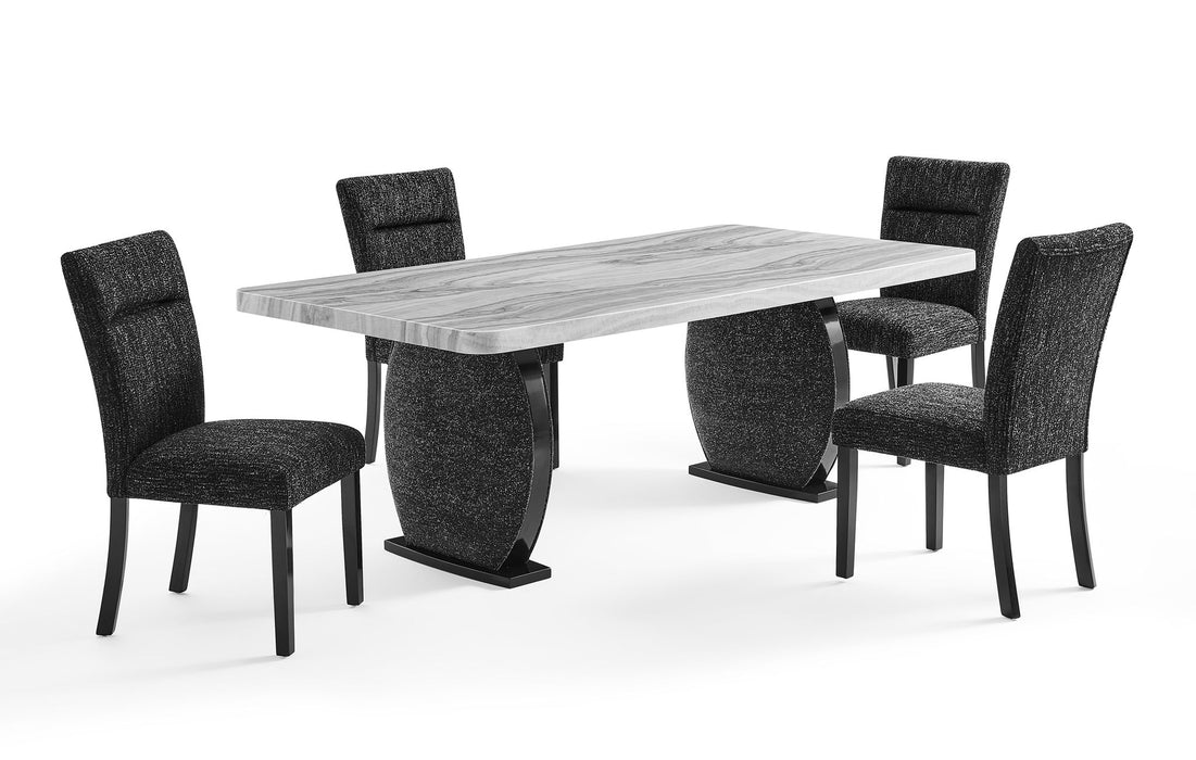 D2502 - Dining Table - Black / Gray