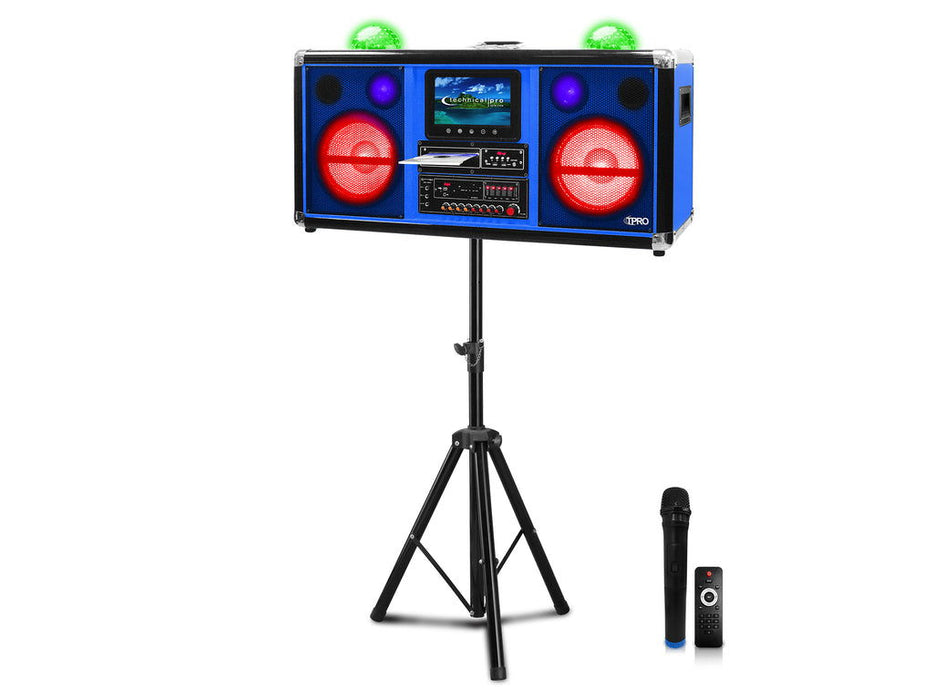 Karaoke System - Blue