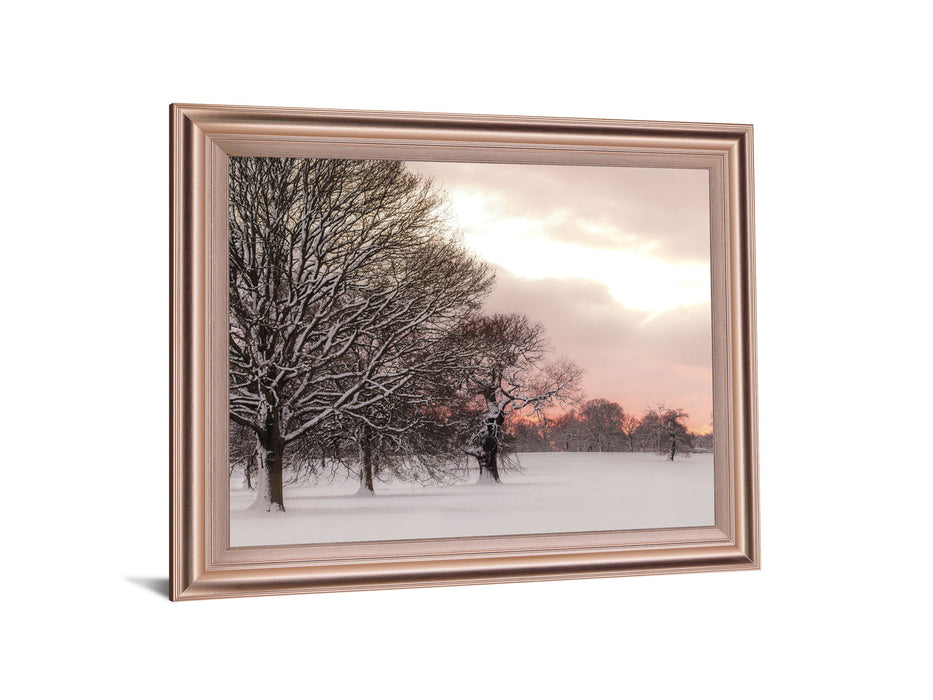 Icy Dawnview - 28" x 34" Framed Wall Art