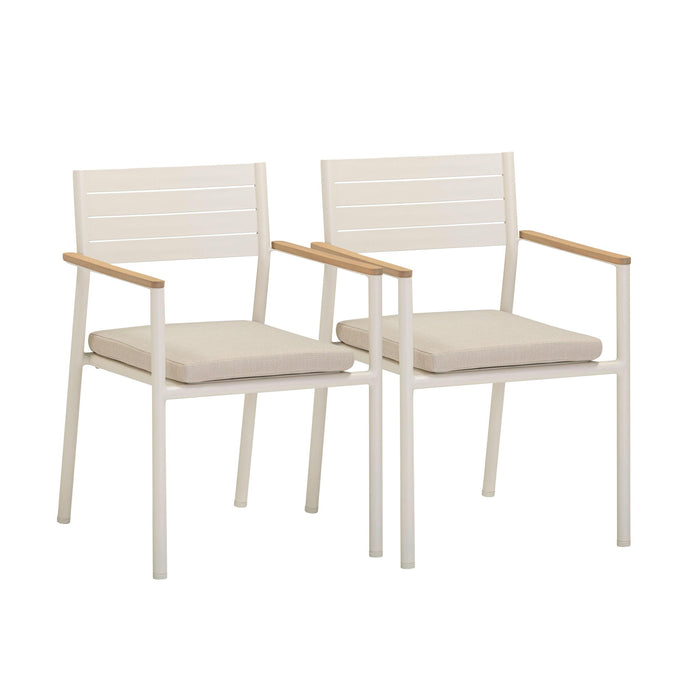 Sardinia - Outdoor Dining Chair (Set of 2) - Cream