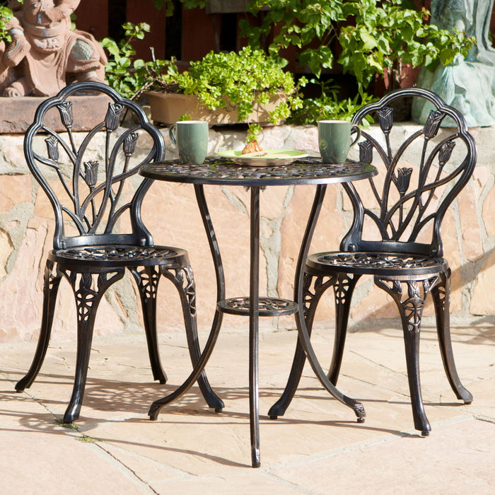 Nassau - Cast 3 Piece Bistro Set