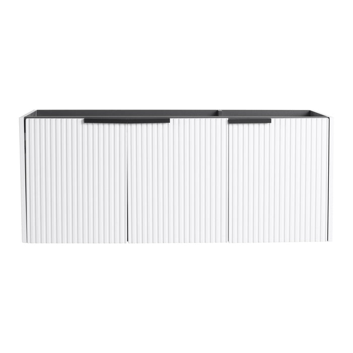 Contemporary Wall Mounted Bathroom Vanity With Soft Close Doors